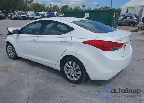 2013 Hyundai Elantra Gls z USA, uszkodzony, nr VIN 5NPDH4AEXDH169625